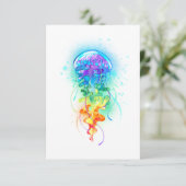 Kwal met regenboogkleuren kaart (Staand voorkant)