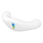 Kwal met regenboogkleuren keramische ladegreep (Gekanteld)