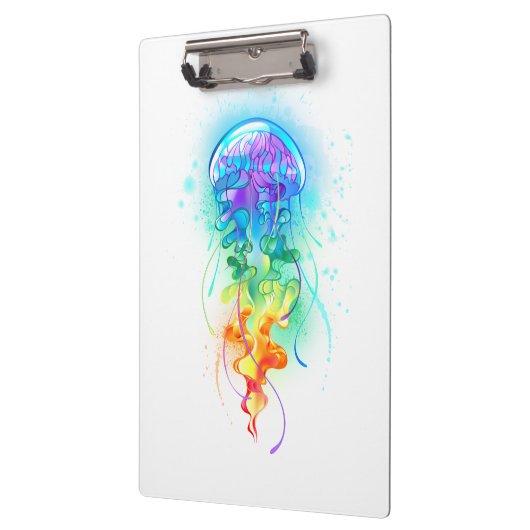 Kwal met regenboogkleuren klembord (Links)