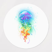 Kwal met regenboogkleuren labels (Design 1)