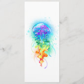 Kwal met regenboogkleuren programmakaart (Voorkant)