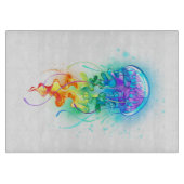 Kwal met regenboogkleuren snijplank (Voorkant)