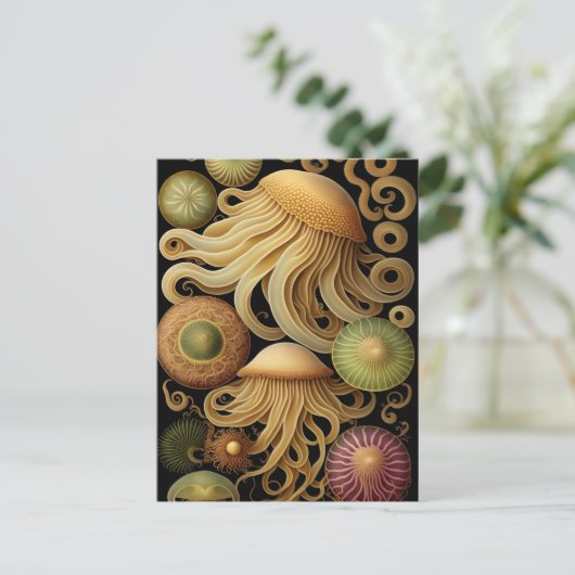 kwal | Modern Haeckel Briefkaart (Staand voorkant)