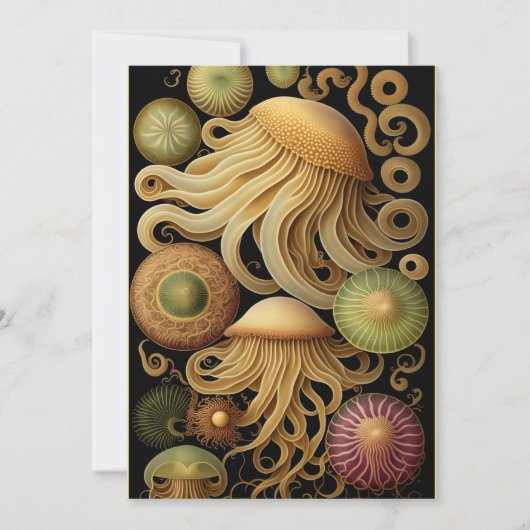 kwal | Modern Haeckel Greeting Kaart (Voorkant)