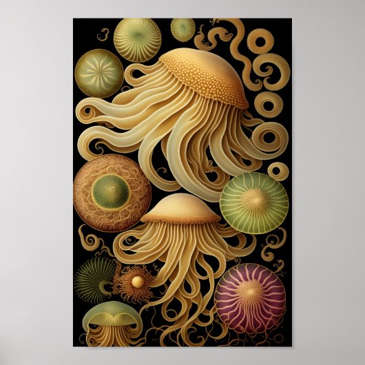 kwal | Modern Haeckel Poster (Voorkant)