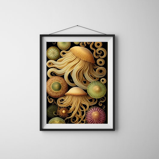 kwal | Modern Haeckel Poster
