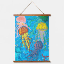 kwal, oceaan, zee hangend wandkleed