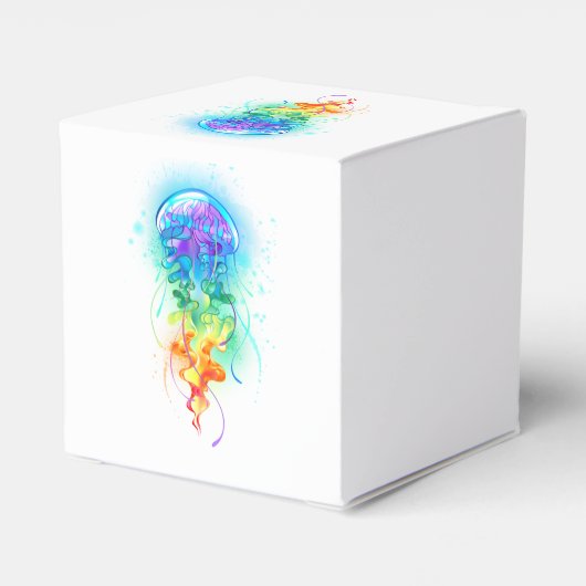 Kwal regenboog bedankdoosjes (Achterkant)