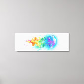 Kwal regenboog canvas afdruk (Voorkant)