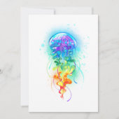 Kwal regenboog feestdagenkaart (Voorkant)