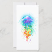 Kwal regenboog feestdagenkaart (Voorkant)