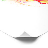 Kwal regenboog foto afdruk (Hoek)