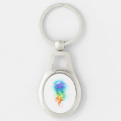 Kwal regenboog sleutelhanger (Voorkant)