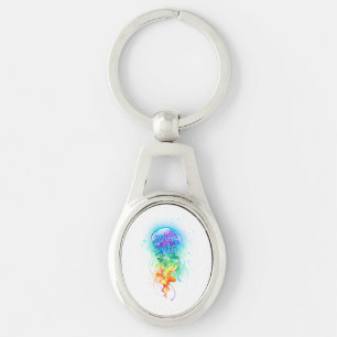 Kwal regenboog sleutelhanger