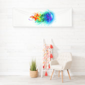 Kwal regenboog spandoek (Insitu)