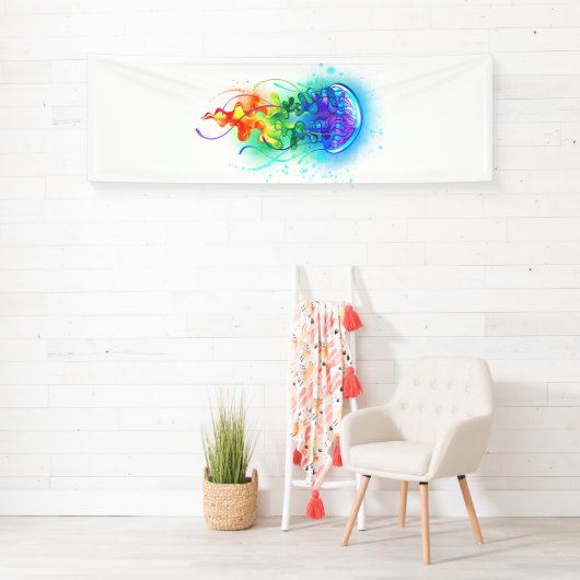 Kwal regenboog spandoek (Insitu)