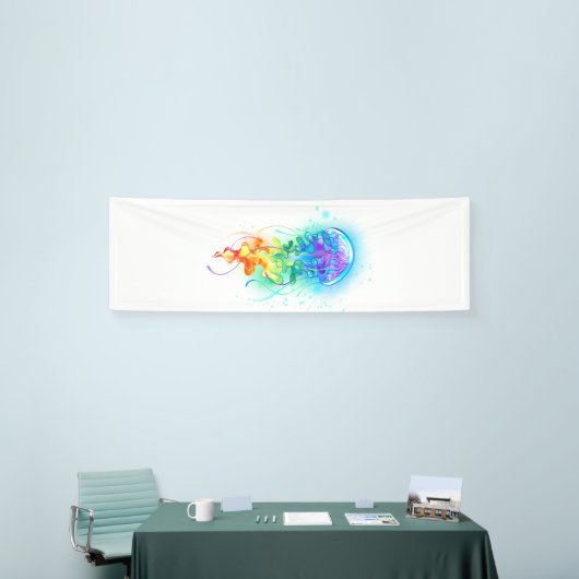Kwal regenboog spandoek (Beurs)
