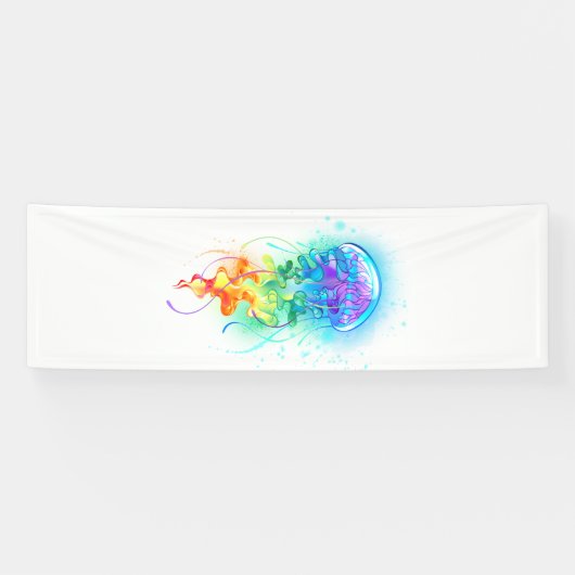 Kwal regenboog spandoek (Horizontaal)