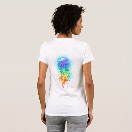 Kwal regenboog t-shirt (Achterkant volledig)