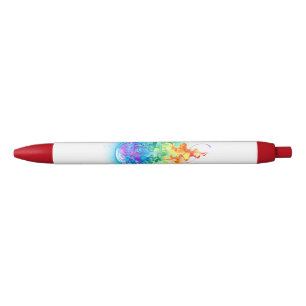 Kwal regenboog zwarte inkt pen