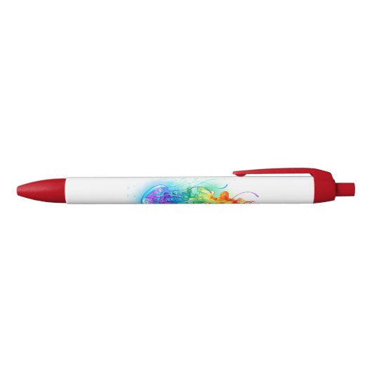 Kwal regenboog zwarte inkt pen (Bovenkant)