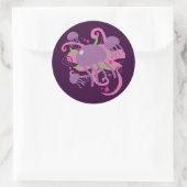 kwal ronde sticker (Tas)