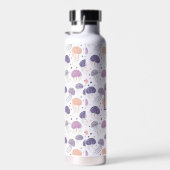 Kwal Schattigee Pastelkleurige Paarse en Oranje Mo Waterfles (Rechts)