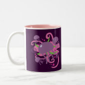 kwal tweekleurige koffiemok (Links)