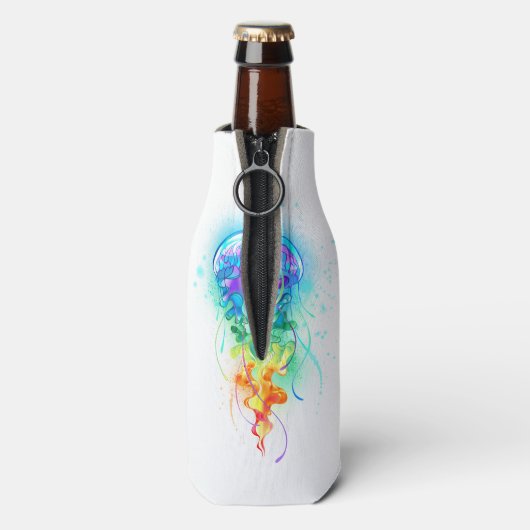 Kwal van de regenboog flesjeskoeler (Fles Achterkant)