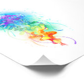 Kwal van de regenboog foto afdruk (Hoek)