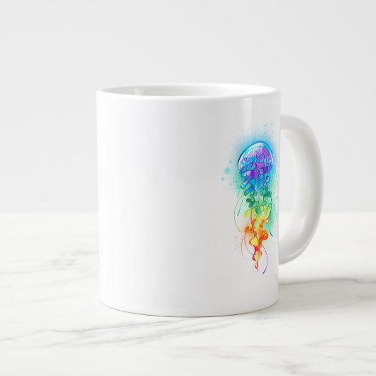 Kwal van de regenboog grote koffiekop (Voorkant rechts)