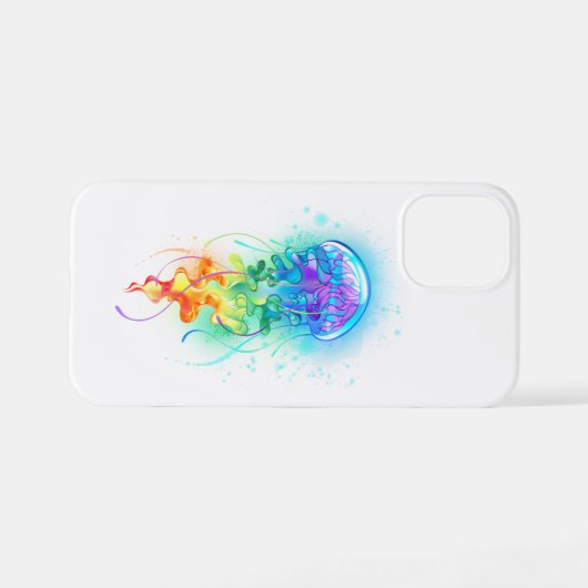 Kwal van de regenboog iPhone hoesje (Achterkant horizontaal)