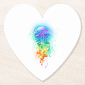 Kwal van de regenboog kartonnen onderzetters (Voorkant)