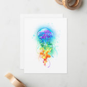 Kwal van de regenboog notitiekaartje (Voorkant / Achterkant in situ)