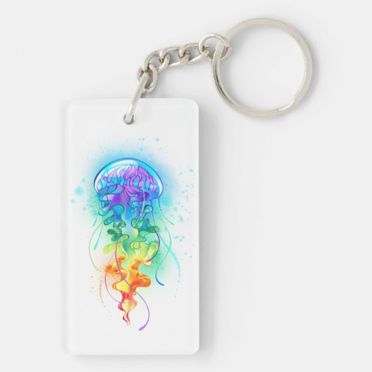 Kwal van de regenboog sleutelhanger (achterkant)