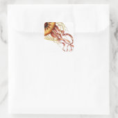 kwal vierkante sticker (Tas)