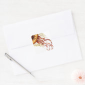 kwal vierkante sticker (Envelop)