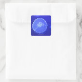 kwal vierkante sticker (Tas)