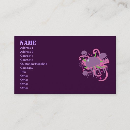 kwal visitekaartje (Voorkant)