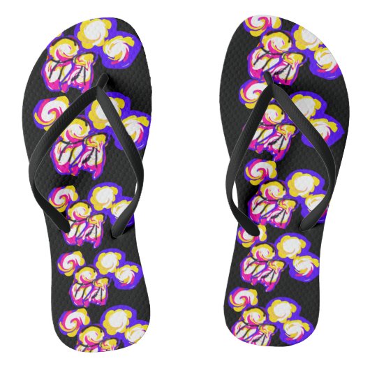 Kwalachtige bellen teenslippers (Voetbed)