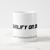 Kwalificeren of sterven - Jumbo-Mok Grote Koffiekop (Voorkant)