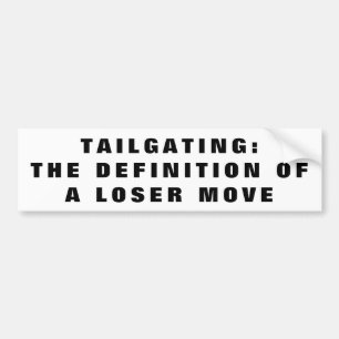 Kwalitatief: Definitie van Loser Move Bumpersticker