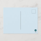 Kwalitatief eendje Pasen met bloemen Feestdagenkaart (Achterkant)