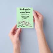 Kwalitatief glanzende flyers voor grote opening (Hand)