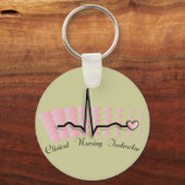 Kwalitatief technisch ontwerp van de instructeur v sleutelhanger (Voorkant)