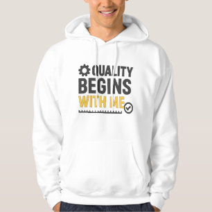Kwaliteit Begint Bij Mij Positieve Werkcultuur Hoodie