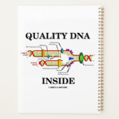 Kwaliteit DNA Binnen DNA Replicatie Geek Humor Planner (Achterkant)