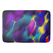 Kwaliteit en gekleurde reliëf, blauw overheerst badmat (Voorkant)