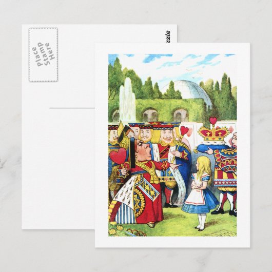 KWALITEIT EN KONINGIN VAN DE HOORZITTING BRIEFKAART (Voorkant / Achterkant)