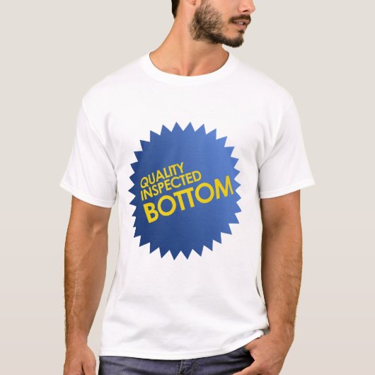 Kwaliteit Gecontroleerde Onderkant T-shirt (Voorkant)